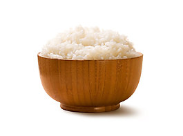 木碗米飯美食png元素素材