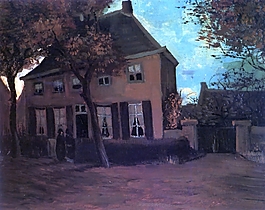 農(nóng)家小屋油畫