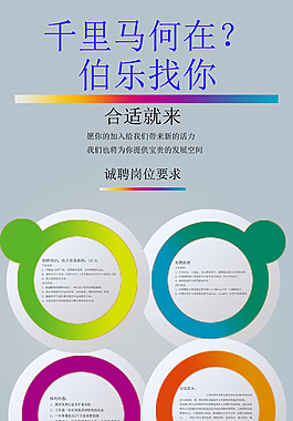 學校招聘展架