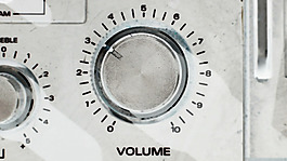 白色旋鈕鍵音量控制調試音效視頻素材