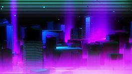 動感節(jié)奏建筑多邊形