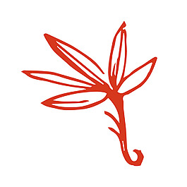 紅色花朵矢量裝飾素材