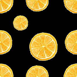 橙子水果填充背景素材