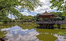 HDR自然風(fēng)水亭子景觀環(huán)境貼圖