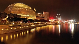 HDR城市光照夜景环境贴图