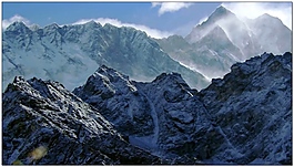 雪山动态视频素材