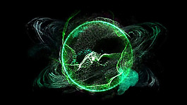 大氣科技粒子變幻動態視頻