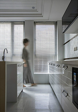 現(xiàn)代簡歐風(fēng)格廚房裝修效果圖