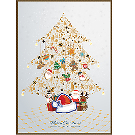MerryChristmas圣誕節(jié)插畫