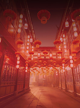 元宵節海報背景