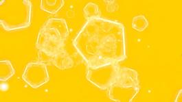 琥珀色圖形變換背景視頻素材