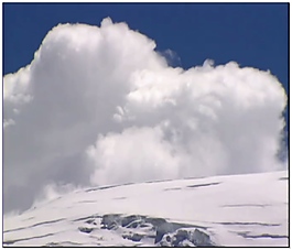 白色雪山視頻素材
