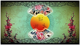 京劇+戲曲+梅花視頻素材