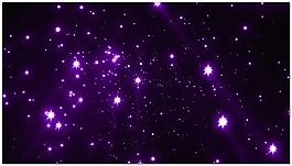 紫色夢(mèng)幻星光視頻素材
