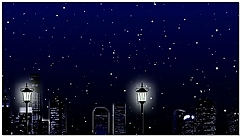 都市夜景視頻素材