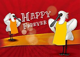 HAPPY的黑面琵鷺