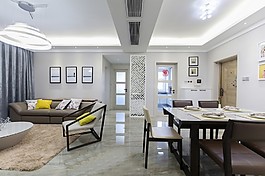 現(xiàn)代簡約餐廳效果圖