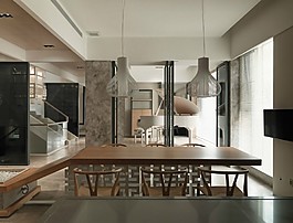 現(xiàn)代餐廳效果圖