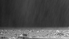 雨水落在地面特效視頻素材