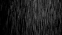 大雨如瀑落下合成特效視頻素材
