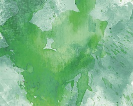綠色清新水彩背景素材