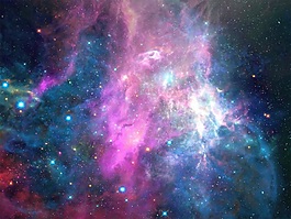 夢幻星空填充背景素材