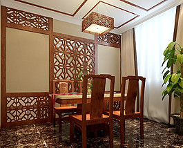 小戶型中式室內(nèi)裝飾設(shè)計(jì)效果圖