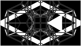 黑白動感閃爍視頻素材