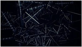 黑色夜晚發(fā)光視頻素材