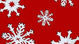 圣誕風(fēng)格紙片雪花素材