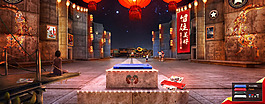 喜慶中國(guó)風(fēng)燈籠背景