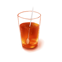 夏日飲品消暑解渴插畫