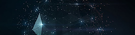 大气星空几何背景