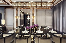 歐式奢華風格餐廳吊燈效果圖