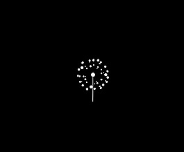 蒲公英矢量素材