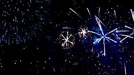 光線獨(dú)特時(shí)尚煙花視頻素材