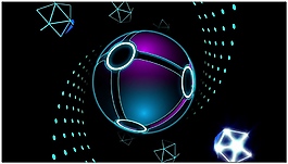華麗3d立體科技視頻素材