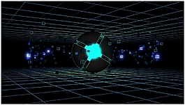 空間立體3d立體科技視頻素材