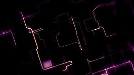 夢(mèng)幻紫色抽象線條裝飾素材