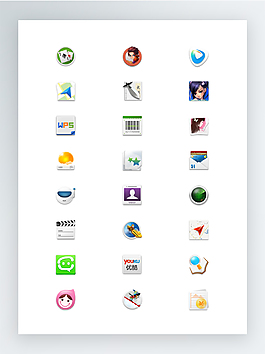 OPPO手機系統(tǒng)APP應用程序圖標集