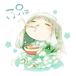 簡約彩繪人物圖案