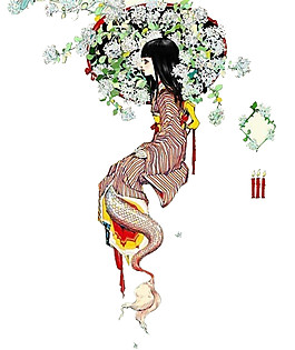 抽象人物图案素材