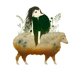 美女與野獸卡通圖案