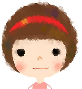 可愛卡通女孩頭像PNG