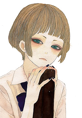 時尚短發(fā)女孩圖案