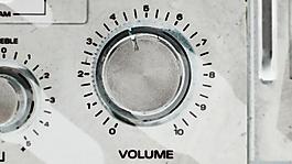 白色旋鈕鍵音量控制調試音效
