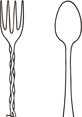 餐具矢量素材