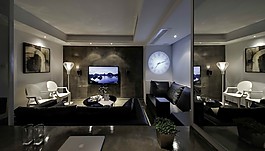 室內(nèi)客廳現(xiàn)代時(shí)尚裝修效果圖
