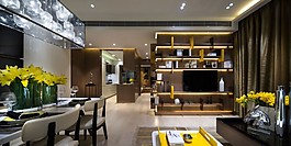 室內(nèi)客廳現(xiàn)代時尚創(chuàng)意裝修效果圖