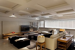 室內(nèi)客廳現(xiàn)代簡約裝修效果圖
